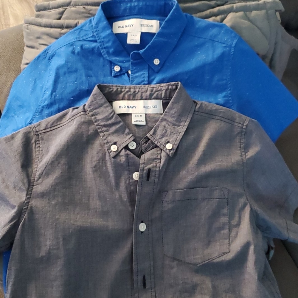 Boys button up shirt